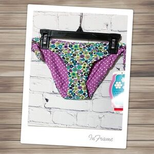 NWT Coco Rave Floral Reversible Bikini Swim Bottom